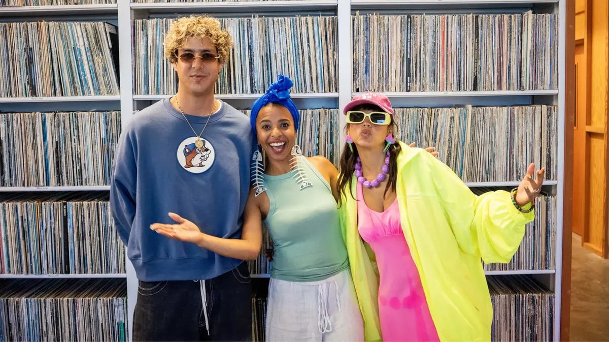 (L to R) Beto Montenegro, Novena Carmel, and Li Saumet - Photo by Ernesto Roman