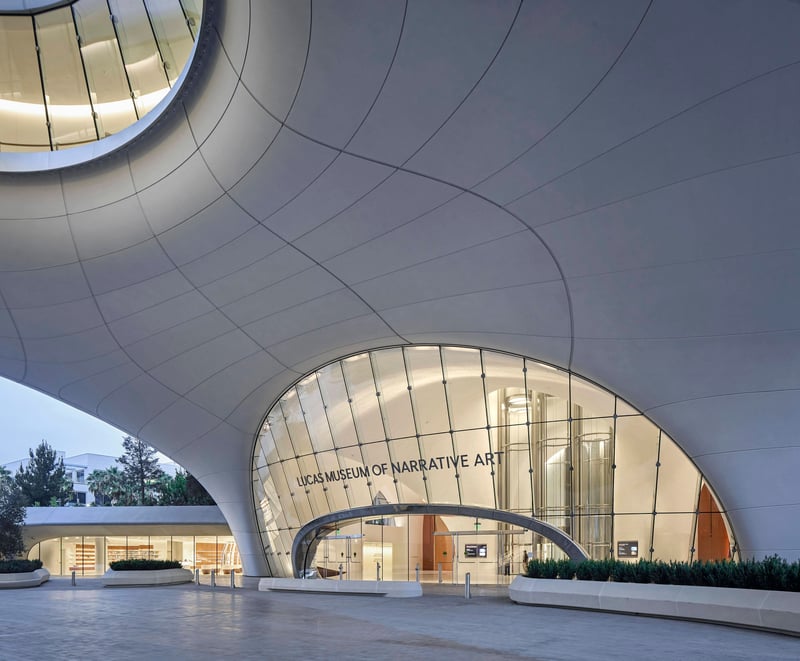 13. Lucas Plaza. Courtesy Lucas Museum of Narrative Art. Photo by Hufton+Crow