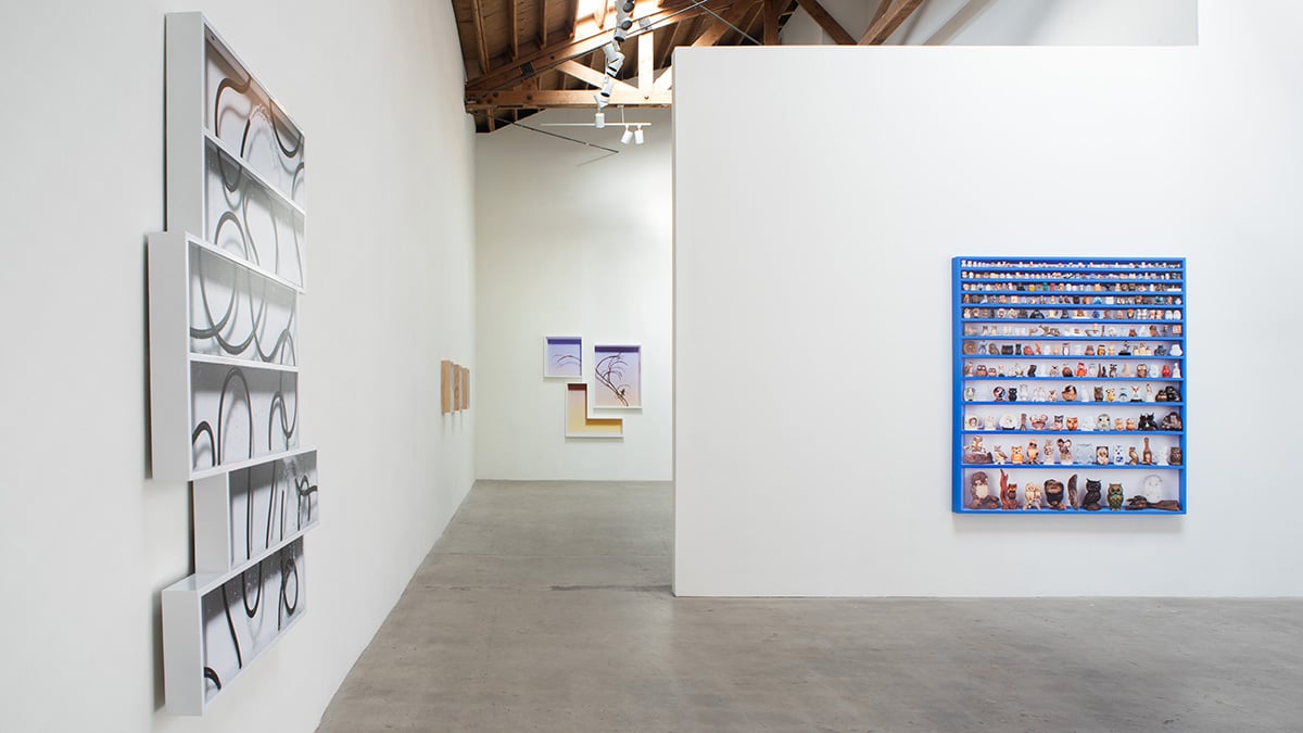 Anthony Lepore, Time’s a Taker (installation view) (2022). Image courtesy of the artist and Moskowitz Bayse.