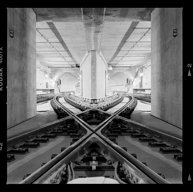 6 - LaBrea Track Cross Over Looking East