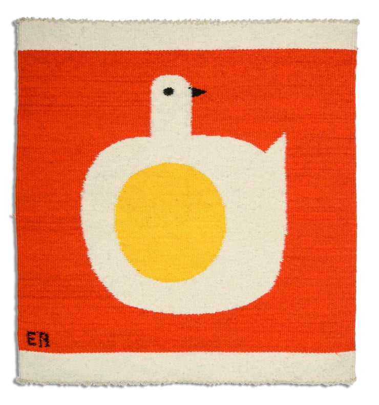 Ackermans_Morning Dove tapestry_Photo by Dan Chavkin, courtesy of Pointed Leaf Press