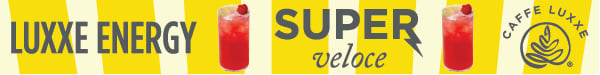 Caffe Luxxe Super Veloce Banner Ad KCRW - 600 x 74 Outline