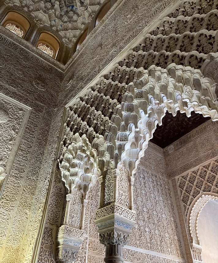 Ceiling at Alhambra, IMG_9456