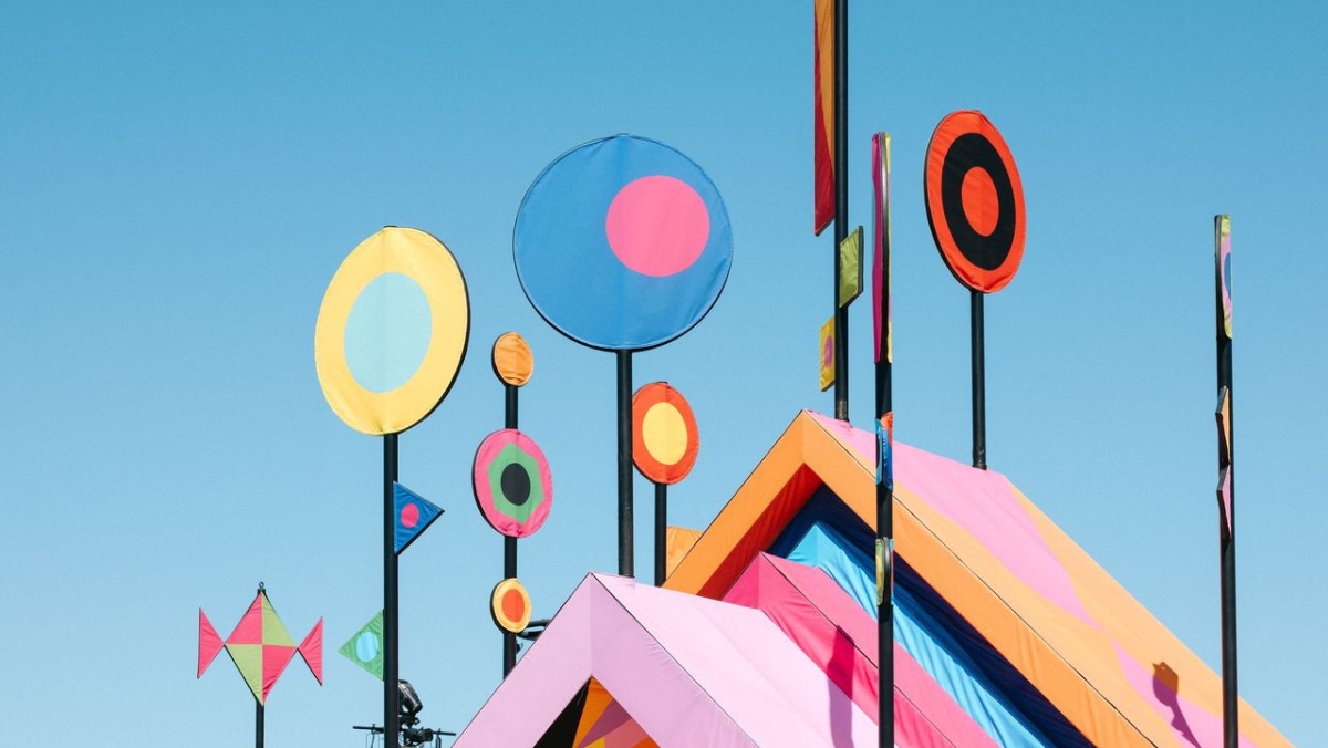 Dancing in the Sky by Morag Myerscough, Photo by Lance Gerber