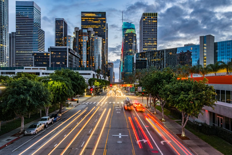 DTLA office buildings. Image courtesy of LAHQ