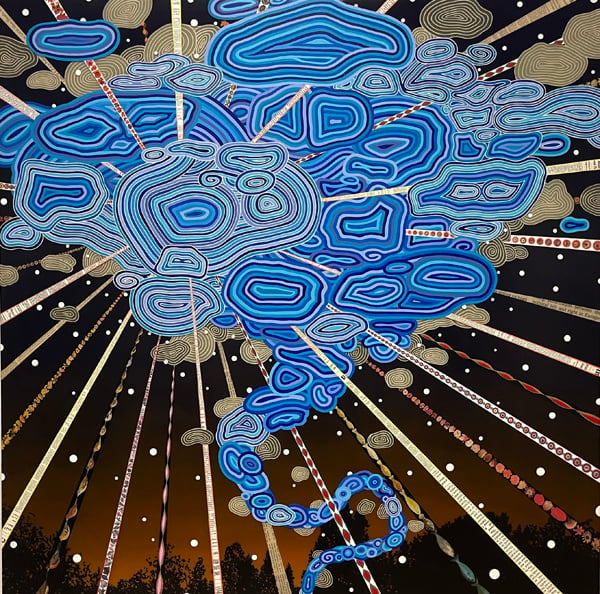 Fred Tomaselli Cloud 2019