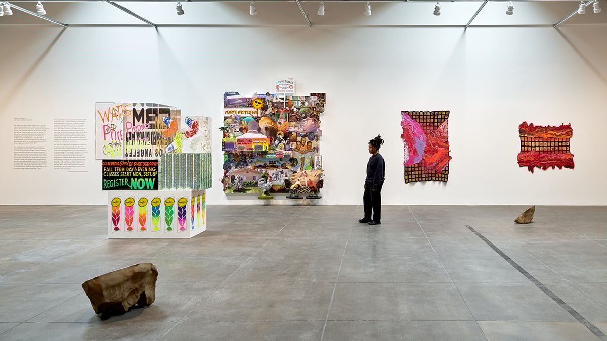 Installation view, ‘RETROaction (part two),’ Hauser & Wirth Downtown Los Angeles 27 February - 5 May 2024. Courtesy the artists and Hauser & Wirth. Photo: Keith Lubow.