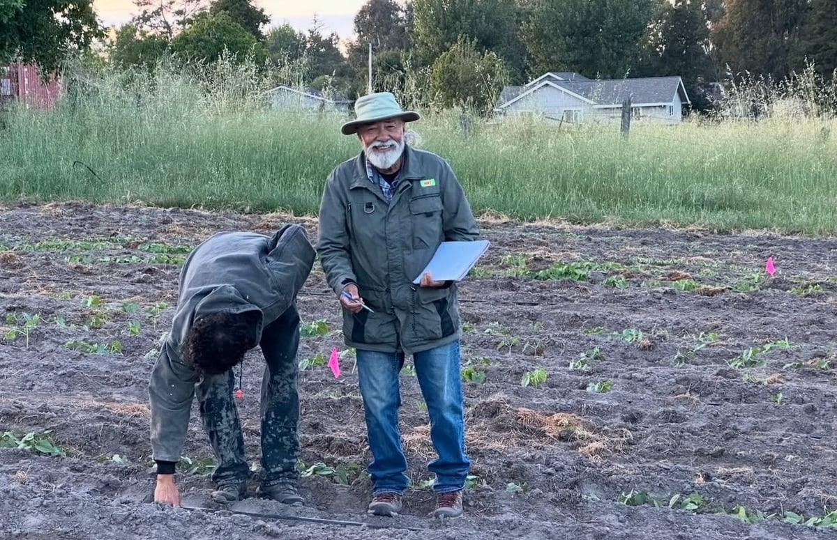Larry Kandarian started his career in the aerospace industry before growing ancient grains. Photo courtesy of Kandarian Organic Farms.