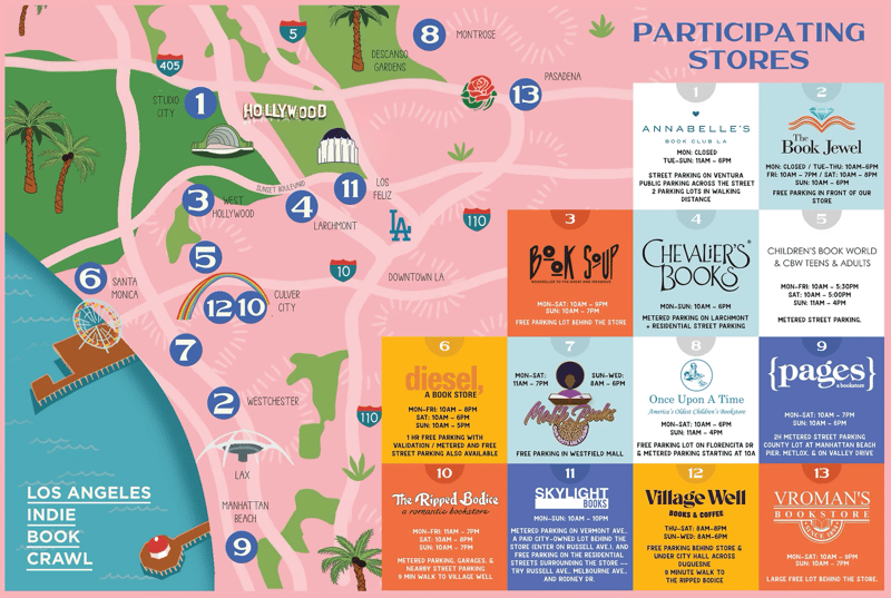 Indie Book Crawl LA