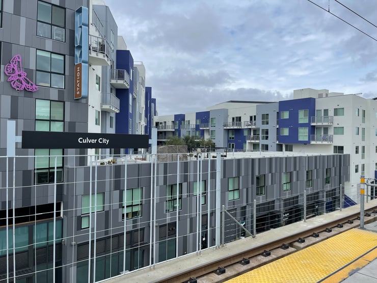 Ivy Station, seen from the Expo Line, Culver City, photo by Frances Anderton, IMG_0744