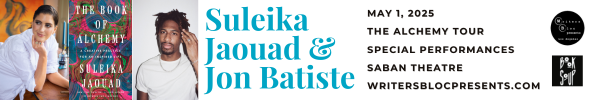 A banner ad reads "Suleika Jaouad & Jon Batiste" and announces their "Alchemy Tour"