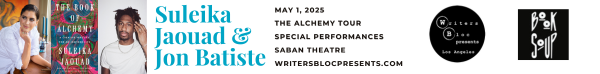 A banner ad reads "Suleika Jaouad & Jon Batiste" and announces their "Alchemy Tour"