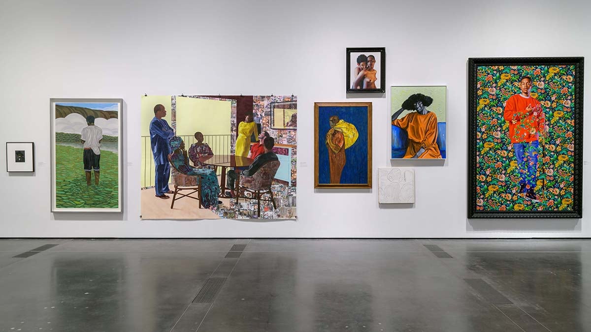 Black American Portraits (installation view) (2021). Image courtesy of the artists and LACMA.