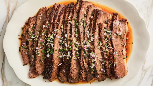 LEMON GARLIC BRISKET