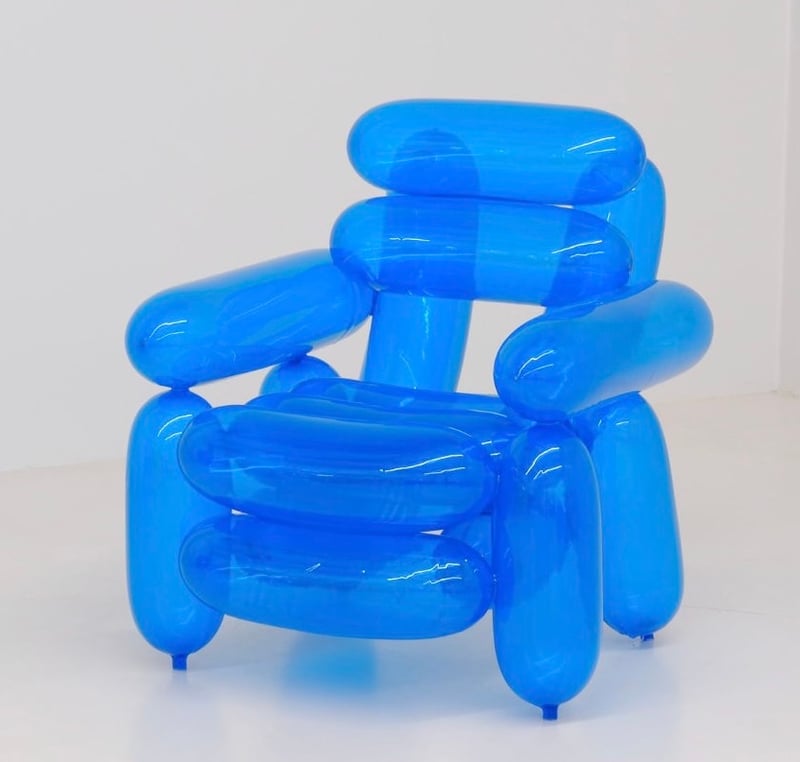 Lounge Chair 01 – Transparent Blue by SeungJin Yang, The Future Perfect for Basic.Space 50 Chairs at Christies.-1