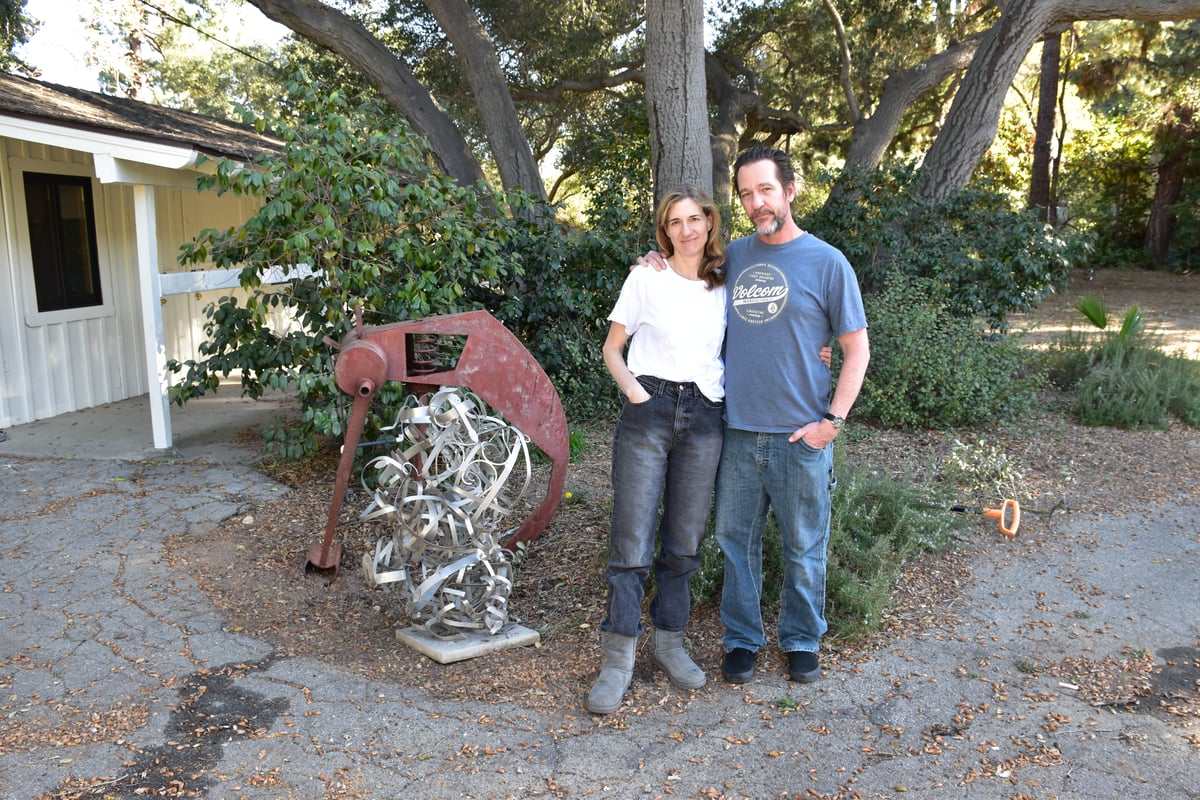 Margaret Griffith and her husband Jamison Carter. Photo by Susan Valot.