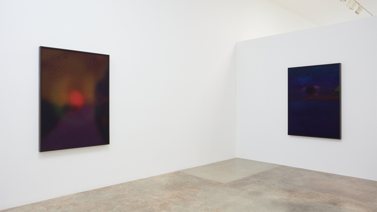 Installation view of “Rosha Yaghmai: Afterimages” at Kayne Griffin, Los Angeles. Courtesy of the artist and Kayne Griffin, Los Angeles. Photo by Flying Studio.