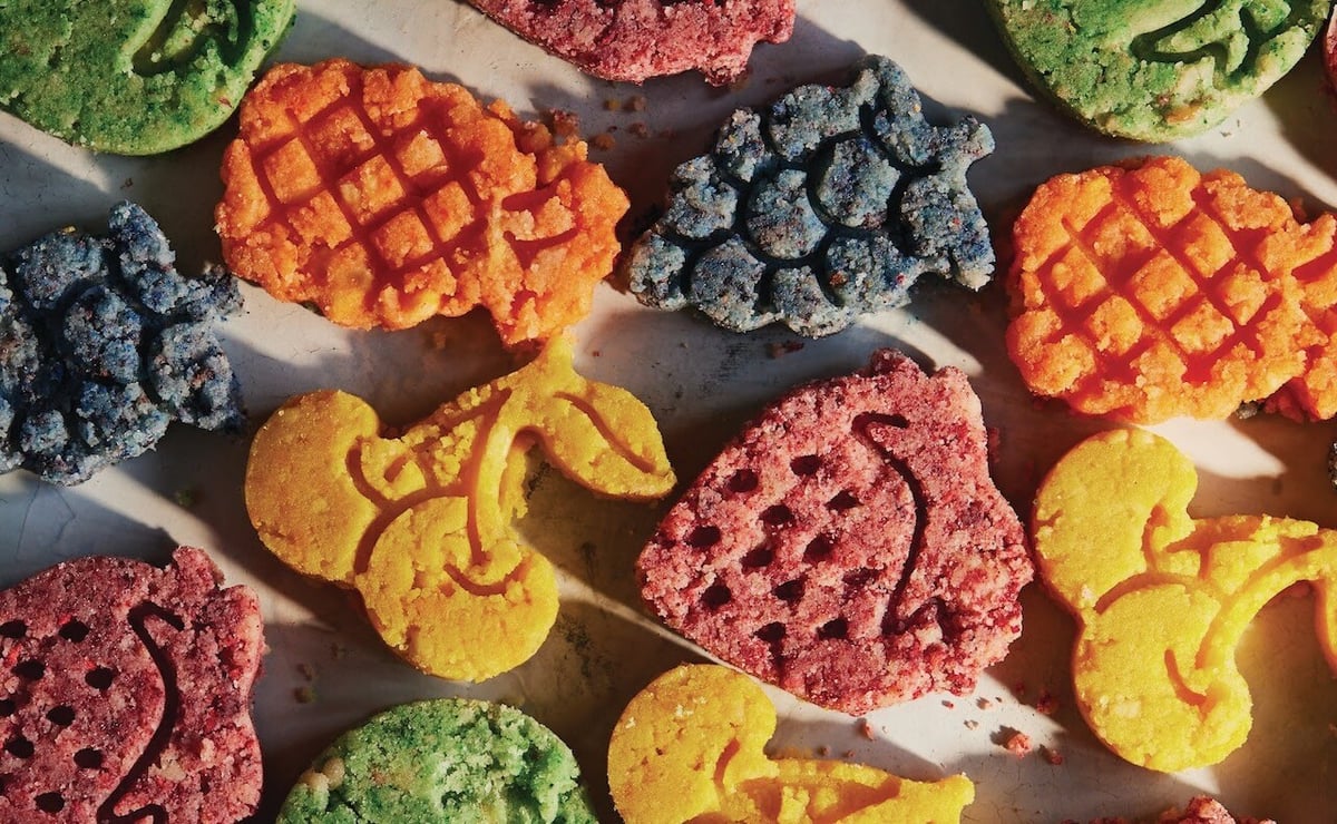 Freeze-dried fruit from Trader Joe's adds flavor to polvoron, a traditional shortbread cookie. Photo by Nico Schinco.