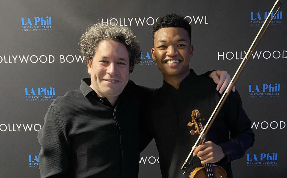 Randall Goosby & Gustavo Dudamel - Photo courtesy of the artist