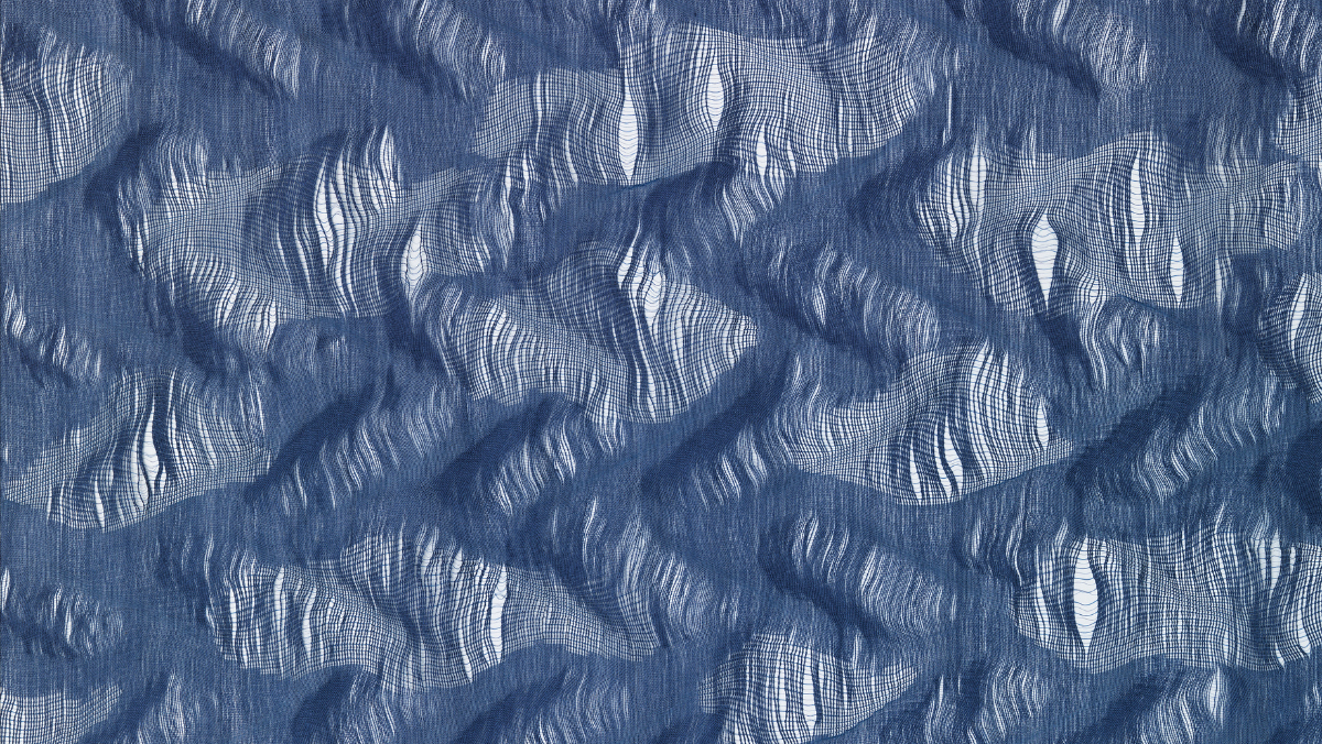 Reiko Sudō, Nuno Corporation, Nami osa (%22Wavy Reed%22) aka %22Reed Ripple,%22 from Special Reed series, 1997, Los Angeles County Museum of Art, Costume and Textiles Special Purpose Fund, © NUNO Corporation, photo © Museum AssociatesLACMA