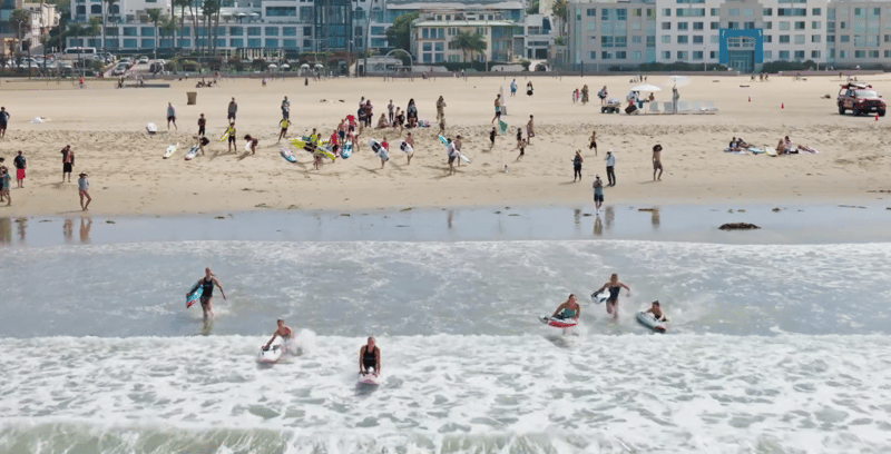 Santa Monica Surfing