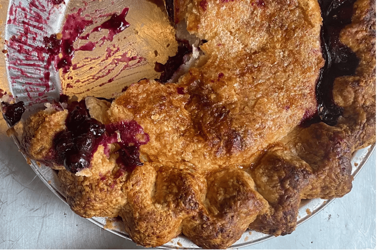 Clemence De Lutz's Berry Pie is a thing of beauty and plate licking taste. Photo courtesy of Clemence de Lutz