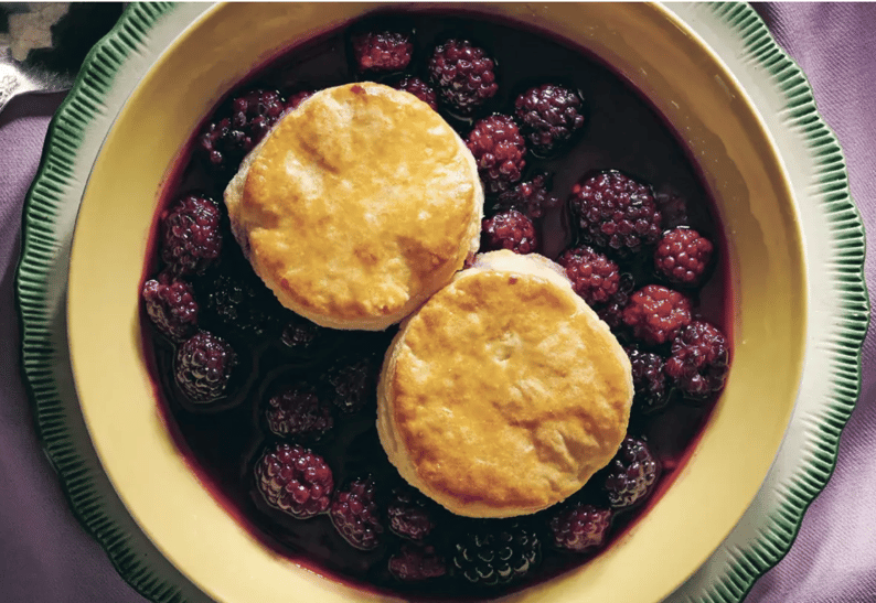 Boiled down blackberries and fresh biscuits evoke poet Crystal Wilkinson's Appalachian childhood. Photo by Kelly Marshall