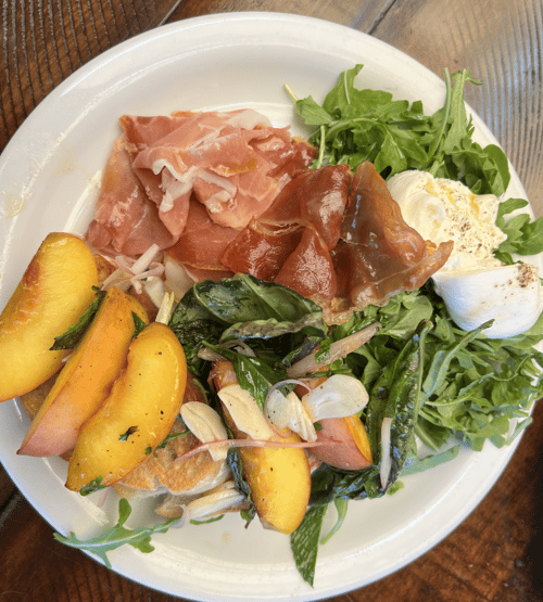 Use seasonal stone fruit in a salad this summer. Photo by Evan Kleiman