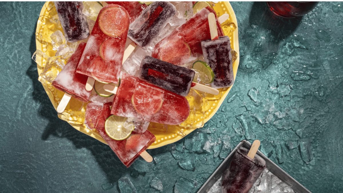 "I would say that nobody's really nostalgic about Manischewitz," says Ilan Stavans. So he and Margaret Boyle turned the wine into popsicles. Photo by Ilan Rabchinskey.