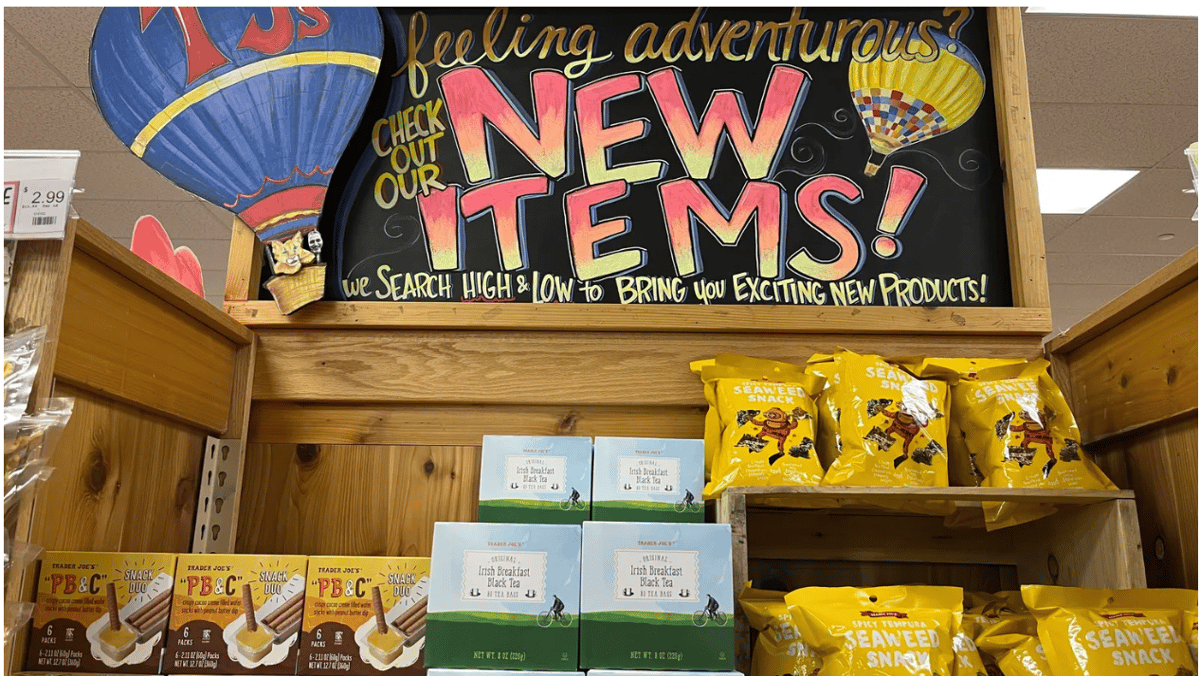 Joe Coulombe targeted a new audience of "overeducated and underpaid" consumers with his hand-painted signs and an iconic shopping experience. Photo courtesy of Shutterstock.