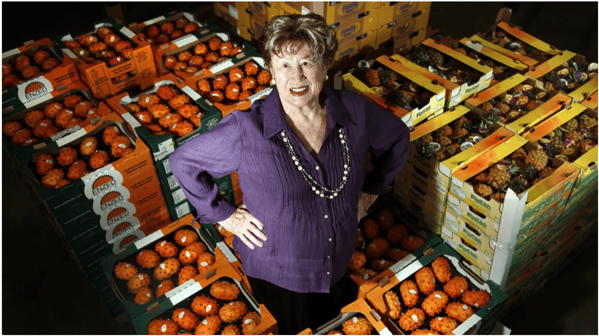 Frieda Caplan brought mangoes, shishito peppers, starfruit, and blood oranges to the bellies of many Americans. Photo by Rick Loomis/Los Angeles Times © 2020.