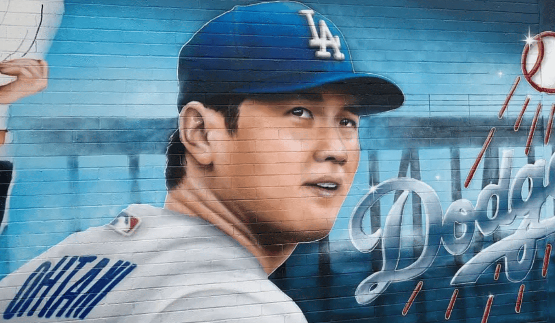 Shohei Ohtani Mural Hermosa Beach