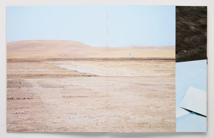 Tracy Hills, double page spread from book