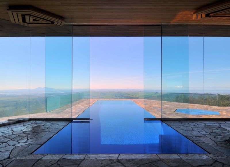 View from the interior of the House above the Morning Clouds, 2009. Photograph by Tycho Saariste
