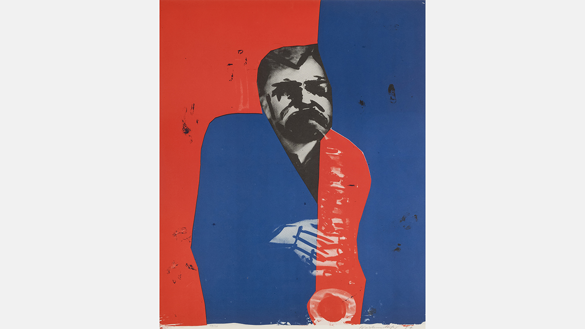 Claus Weidensdorfer, Untitled, Jazz and Improvisation, 1986, lithograph, German Democratic Republic. Collection Wende Museum. 