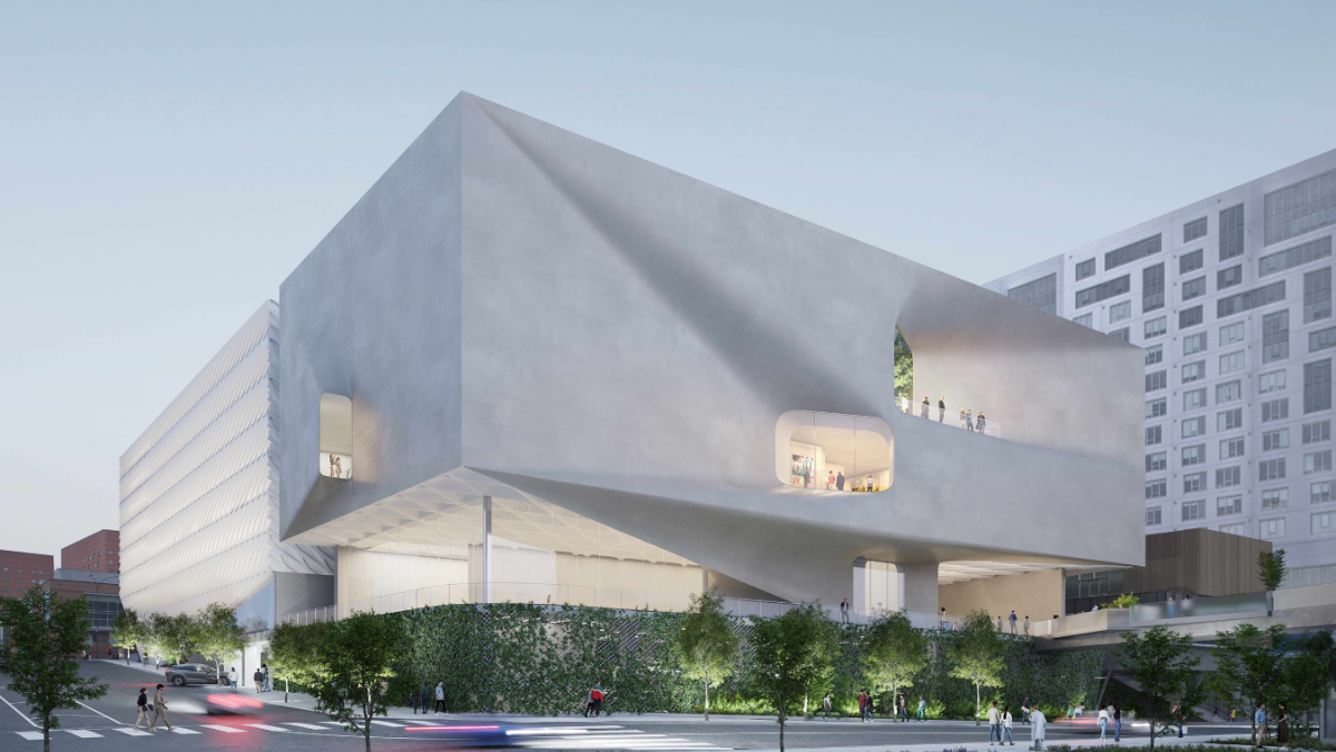 With the new 55,000 sq. ft. expansion, The Broad will extend from Grand Ave. to Hope St.  Courtesy of The Broad. © Diller Scofidio + Renfro (DS+R). Rendering by Plomp.  
