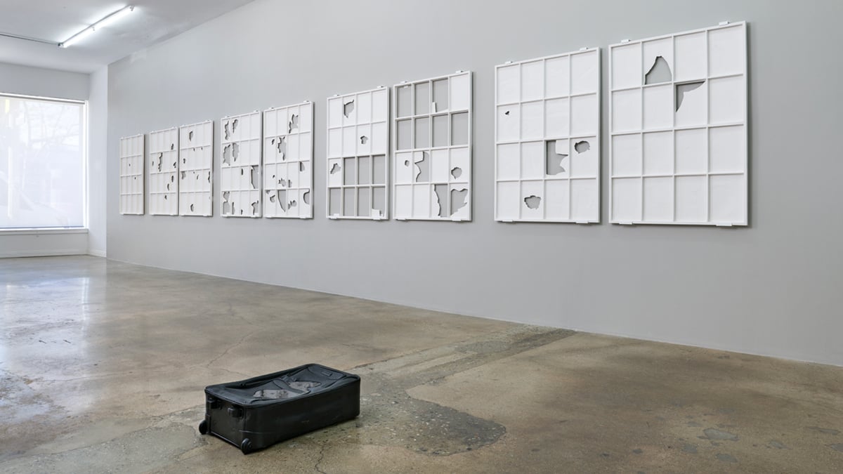 Brody Albert, Empty, Except for the Ghost at Hunter Shaw Fine Art. Photos: Ruben Diaz.