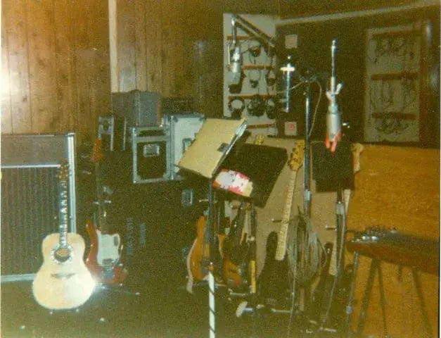 Pink Floyd kept these instruments at Producer’s Workshop, now Boulevard Recording. Courtesy of Clay Blair.