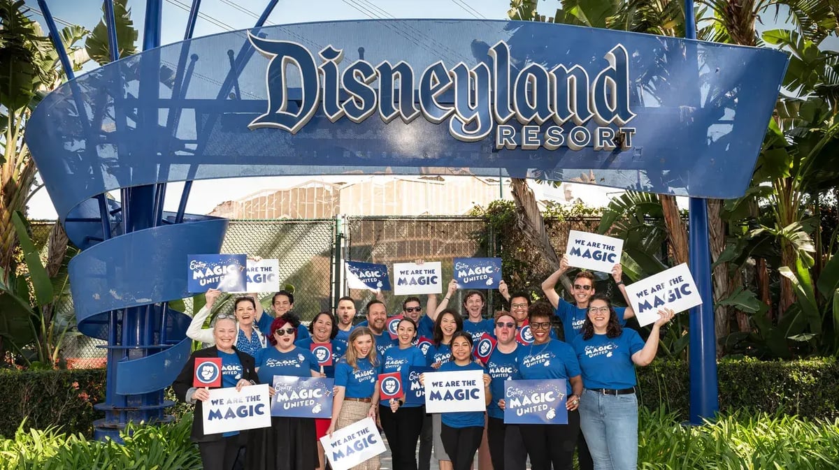 Disneyland Resort characters voted to unionize with the Actors’ Equity Association this month. The character actors at Walt Disney World Resort in Orlando have been organized with the Teamsters since the 1980s. Courtesy of Actors’ Equity Association.