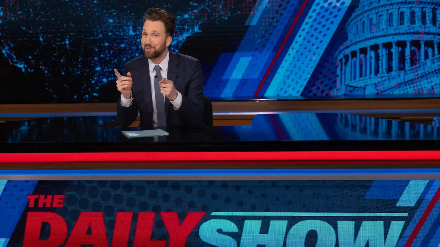 The Daily Show’s Jordan Klepper. Photo by Matt Wilson.