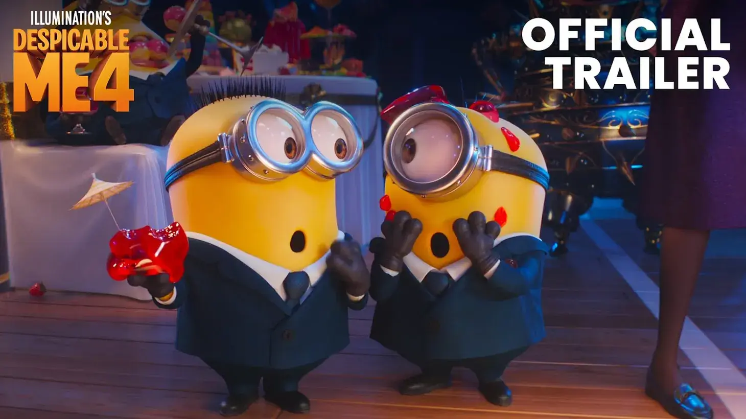 Steve Carrell and Kristen Wiig return to voice Gru and Lucy in “Despicable Me 4.” Credit: Youtube.