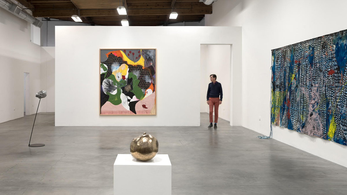 Naotaka Hiro. Two Worlds. 2024 Installation Image. The Box LA. Photo Fredrik Nilsen Studio.